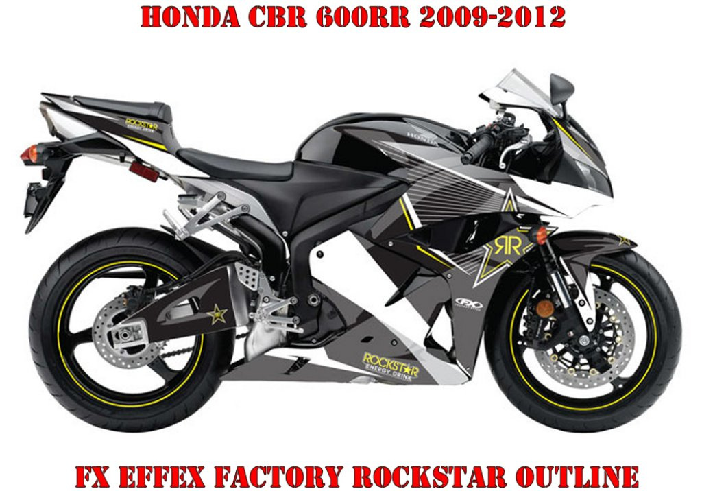 Beispiel Bild für die Farben, Rockstar Outline für Honda CBR 600RR 2009-2012